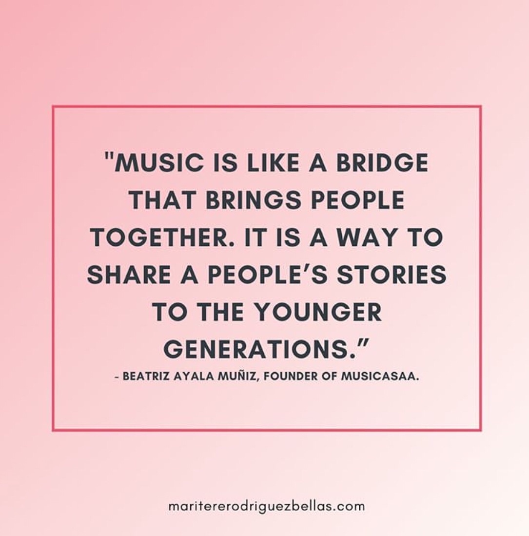 Yes, music bring people together!
